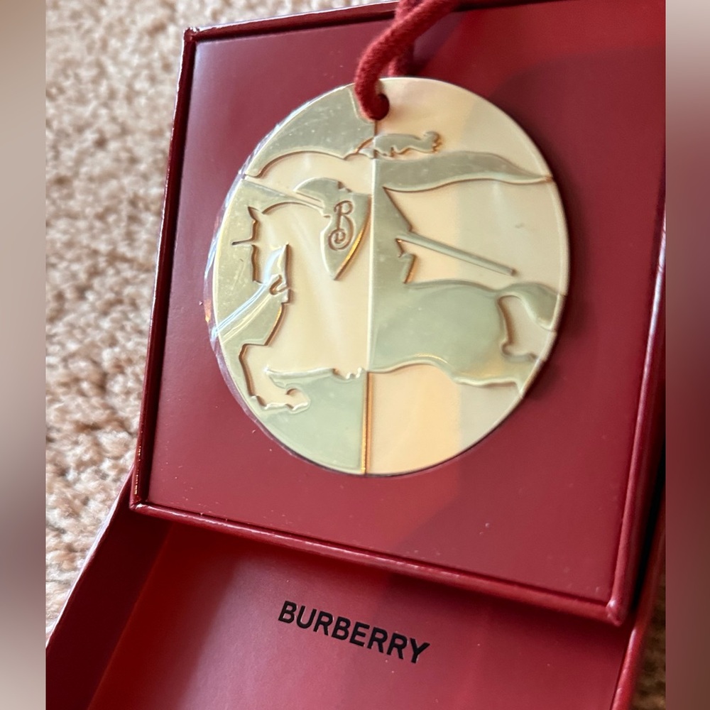 Burberry Gold Christmas Ornament